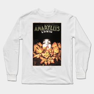 AMARYLLIS LUBIN Flower Lady Soap Vintage Cosmetics Advertisement by Achille Mauzan Long Sleeve T-Shirt